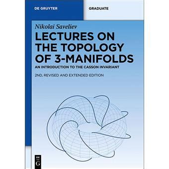 lectures on the topology of 3-manifolds